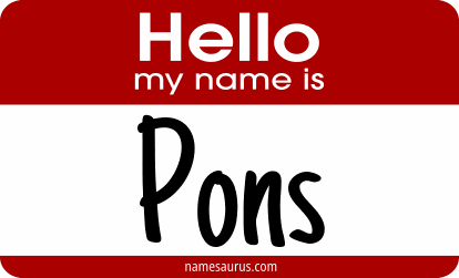 Hello my name is Pons png download