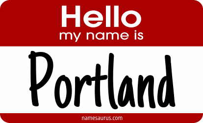 Hello my name is Portland png download