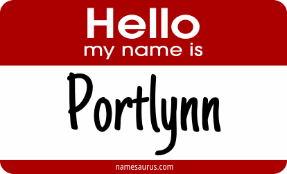 Hello my name is Portlynn png download