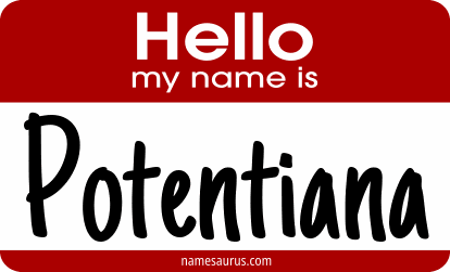 Hello my name is Potentiana png download