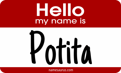 Hello my name is Potita png download