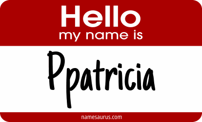 Hello my name is Ppatricia png download