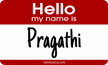 Hello my name is Pragathi png download