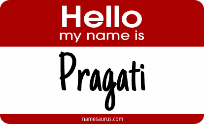 Hello my name is Pragati png download