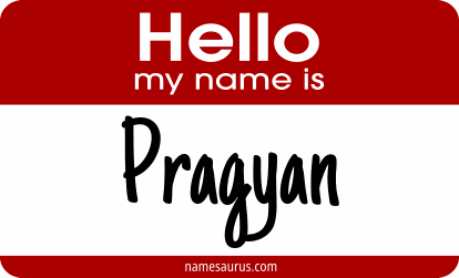 Hello my name is Pragyan png download