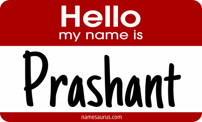 Hello my name is Prashant png download