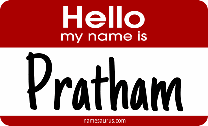 Hello my name is Pratham png download