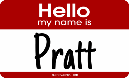 Hello my name is Pratt png download