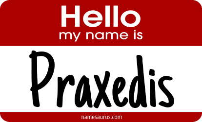 Hello my name is Praxedis png download