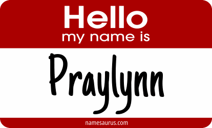 Hello my name is Praylynn png download