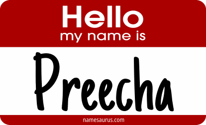 Hello my name is Preecha png download