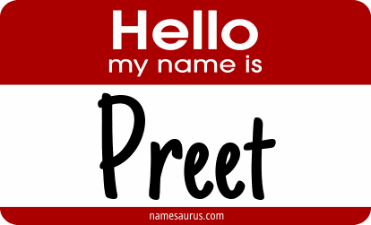 Hello my name is Preet png download