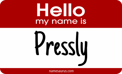 Hello my name is Pressly png download