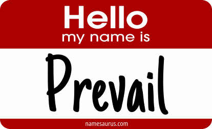 Hello my name is Prevail png download