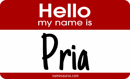 Hello my name is Pria png download