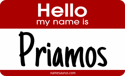 Hello my name is Priamos png download