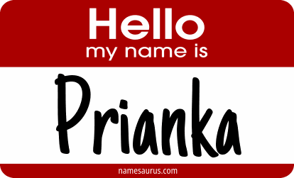Hello my name is Prianka png download