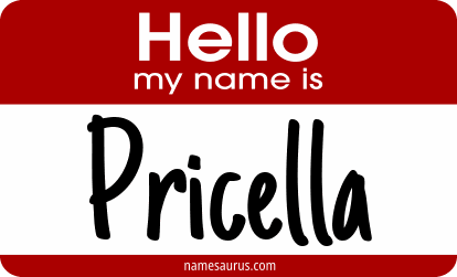 Hello my name is Pricella png download
