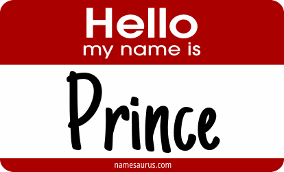 Hello my name is Prince png download