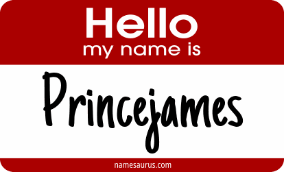 Hello my name is Princejames png download