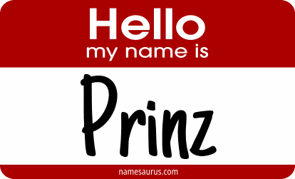 Hello my name is Prinz png download