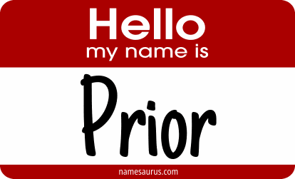 Hello my name is Prior png download