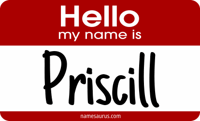 Hello my name is Priscill png download