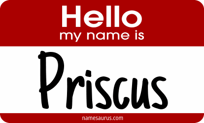 Hello my name is Priscus png download