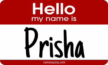 Hello my name is Prisha png download