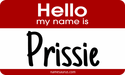 Hello my name is Prissie png download