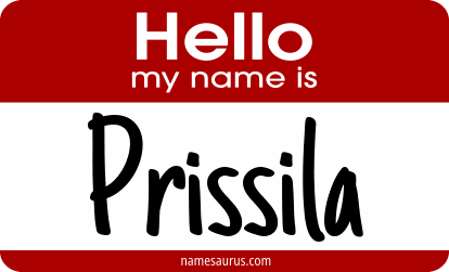 Hello my name is Prissila png download
