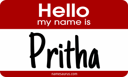 Hello my name is Pritha png download