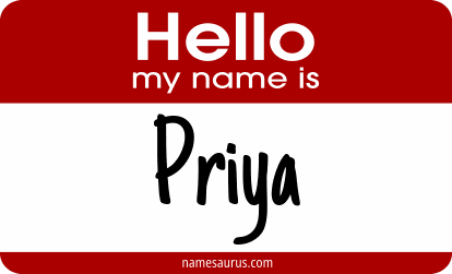 Hello my name is Priya png download