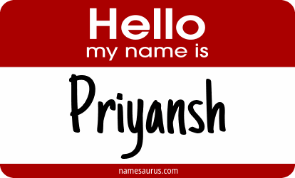 Hello my name is Priyansh png download