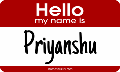 Hello my name is Priyanshu png download