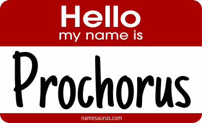 Hello my name is Prochorus png download