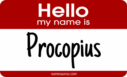 Hello my name is Procopius png download