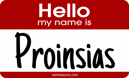 Hello my name is Proinsias png download