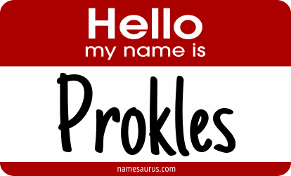 Hello my name is Prokles png download