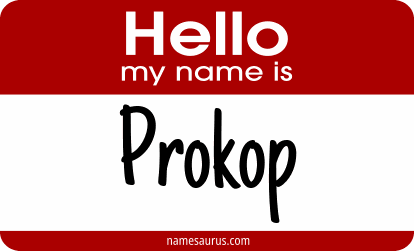 Hello my name is Prokop png download