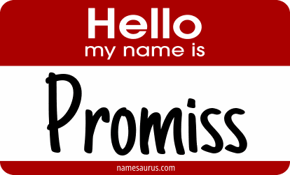 Hello my name is Promiss png download