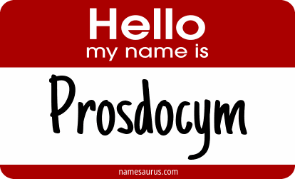 Hello my name is Prosdocym png download