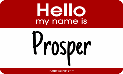 Hello my name is Prosper png download