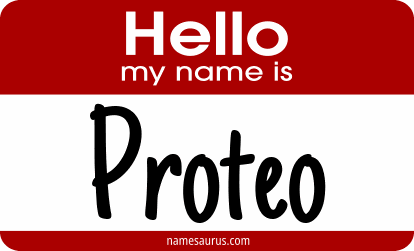 Hello my name is Proteo png download