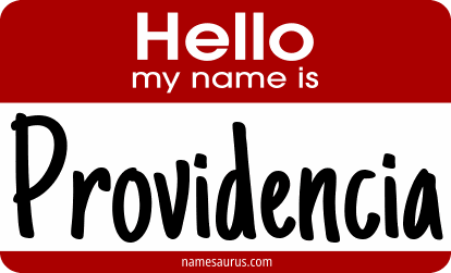 Hello my name is Providencia png download