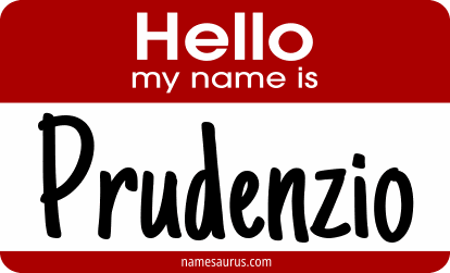 Hello my name is Prudenzio png download