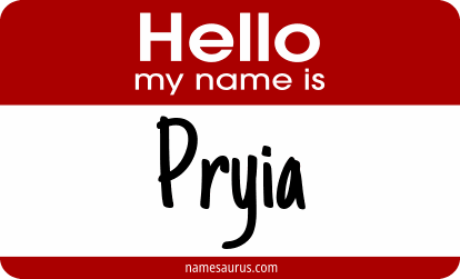 Hello my name is Pryia png download