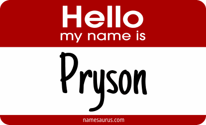 Hello my name is Pryson png download