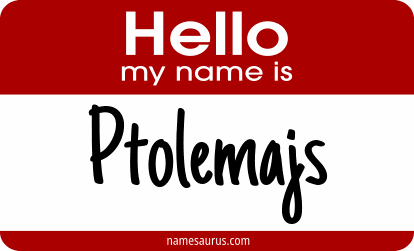 Hello my name is Ptolemajs png download