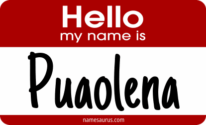 Hello my name is Puaolena png download